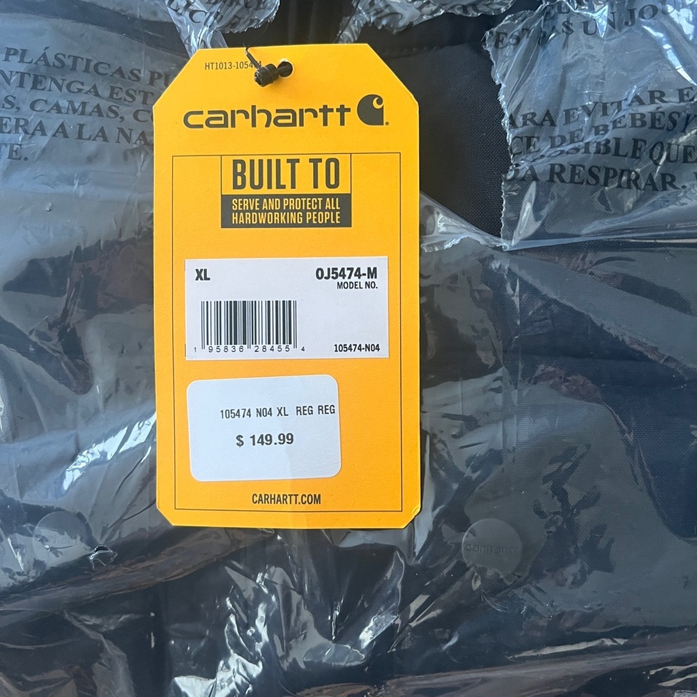NWT - Carhartt MONTANA LOOSE FIT INSULATED JACKET - 4 EXTREME WARMTH RATING - Picture 8 of 10
